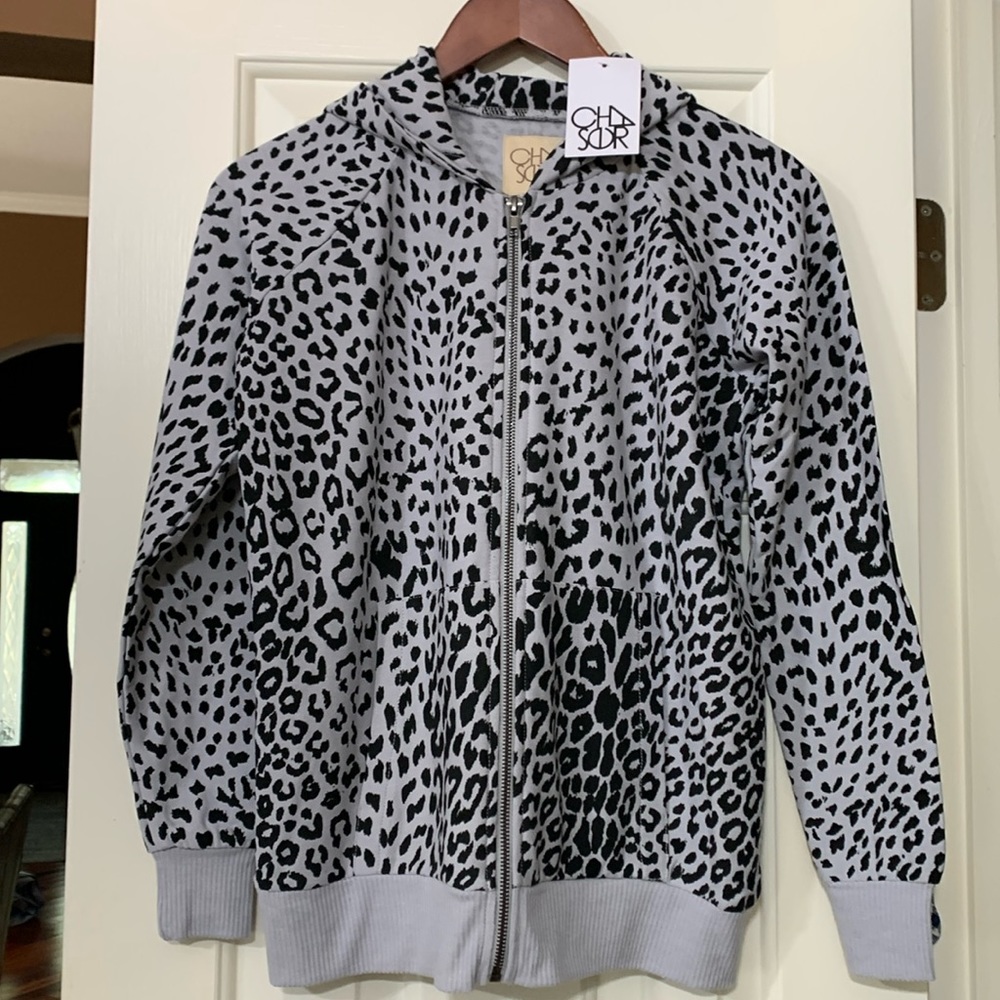 Animal print hoodie new with tags